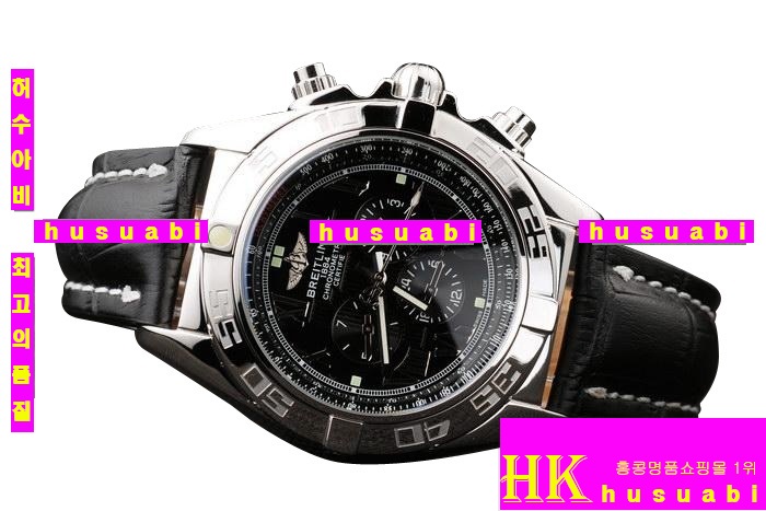 브라이틀링 슈퍼오션 헤리티지 가죽 벤드 Breiting 남성시계 명품브랜드시계 Replica Breitling Chronomat B01 Japanese Quartz Movement black leather strap Mens watch 58 x 46 mm bl169