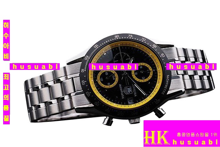태그호이어 남자시계 Tag Heuer Carrera Stainless steel Japanese Quartz MOVEMENT Crystal Bezel Brown Bracelet 33mm Men tag79
