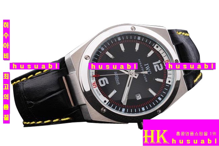 iwc파일럿크로노-아이더블유씨 시계]IWC 남성명품시계 가죽밴드 Replica IWC Schaffhausen Men Stainless Steel Automatic Movement 36 mm. YC010-43