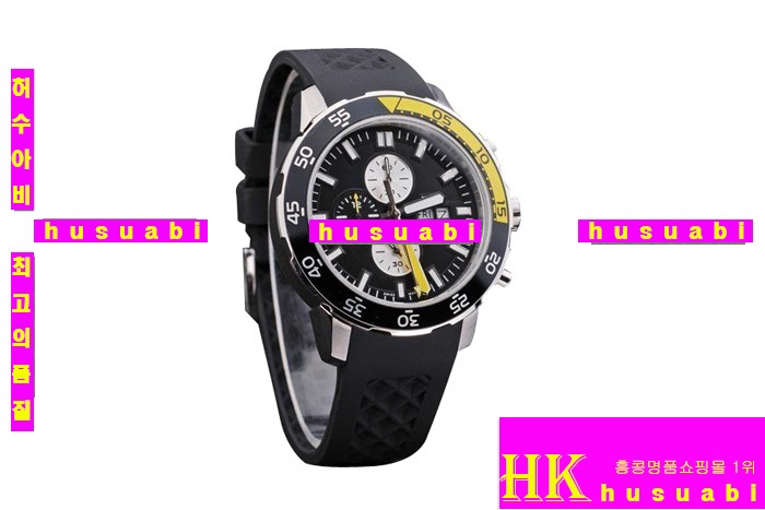 아이더블유씨 남성시계 Replica IWC Schaffhausen Black and Yellow Bezel Japanese Quartz Movement 44 x 51 mm. YC010-18