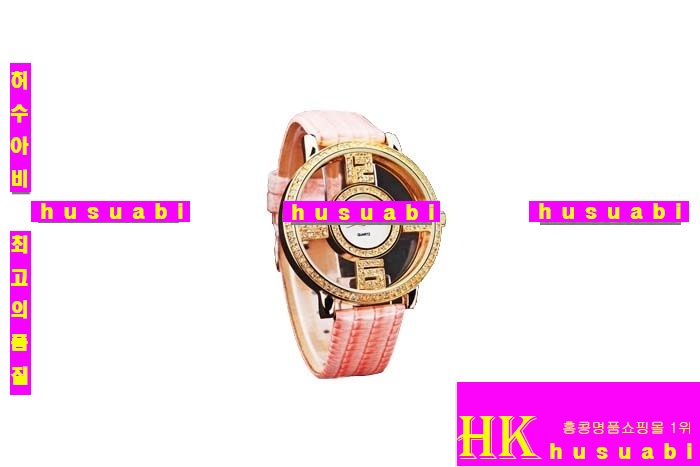 쇼파드 여자시계 Replica Chopard Japanese Quartz MOVEMENT 18k yellow gold Case Bezel Pink Bracelet Women. sa-5