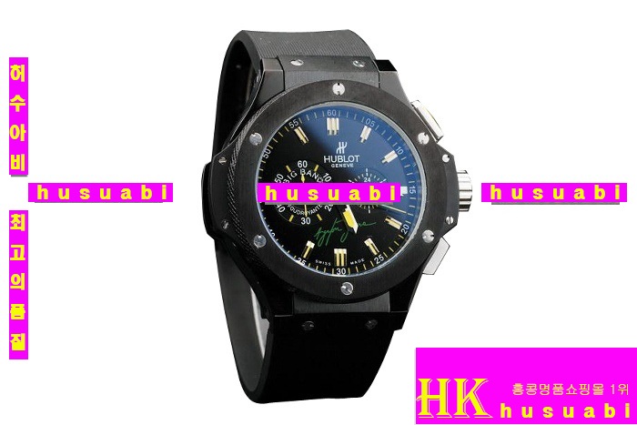 위블로 남자 시계 장동건 시계 Hublot Ayrton Senna Foudroyante Black hb06 men