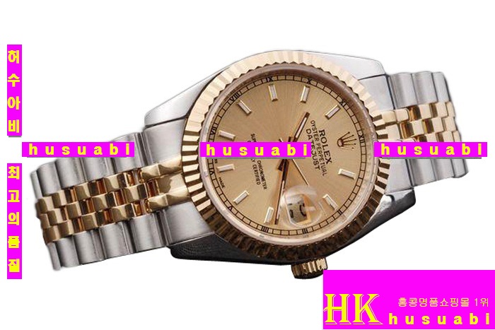 로렉스 Rolex 남자명품시계브랜드 Replica Rolex Datejust Automatic Movement Yellow gold Bezel Men.928117-20