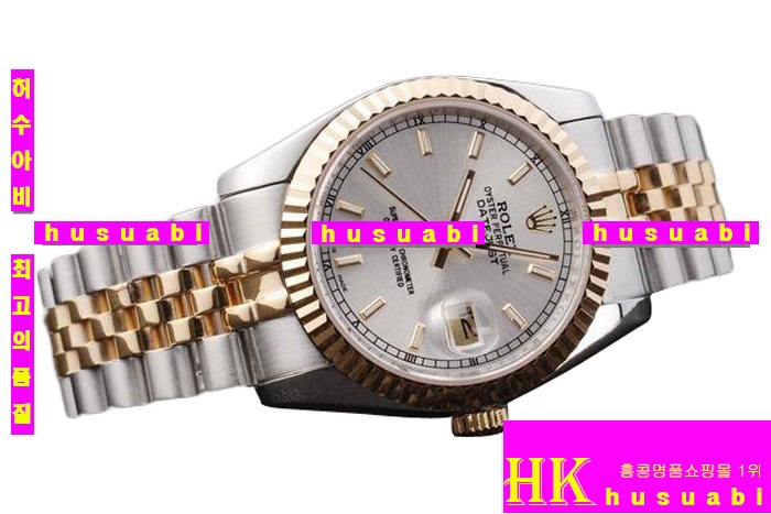 로렉스  Rolex 남성명품브랜드시계 Replica Rolex Datejust Automatic Movement Yellow gold Bezel Black Dial Men.928117-17