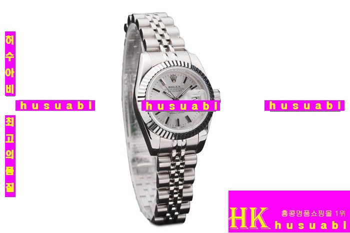 로렉스 여자명품시계 Replica Rolex Datejust Automatic Movement Pure Silver Stainless Women-A1371