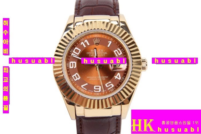 로렉스 남자명품시계 Replica Rolex Datejust Automatic Movement Men 18k Yellow Gold-A1347