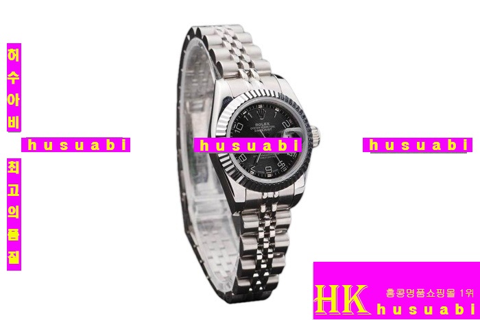 로렉스 여자명품시계 Replica Rolex Datejust Automatic Movement Black Dial Women-A1330