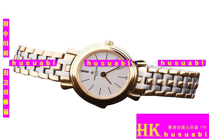 바쉐론콘스탄틴시계 여자명품시계Replica Vacheron Constantin Japanese Quartz Movement Yellow gold Stainless Steel White Dial Women 19mm vc22 A060