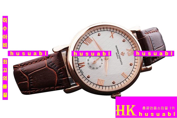 바쉐론콘스탄틴 남자명품시계 Replica Vacheron Constantin Brown Crocodile Leather Strap Automatic Movement 33 mm vc44 A027