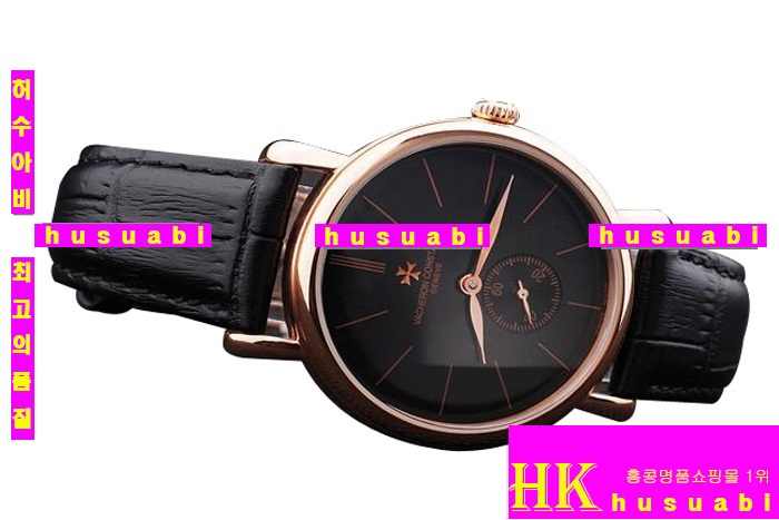 바쉐론콘스탄틴 남자명품시계 Replica Vacheron Constantin Black Dail Black Crocodile Leather Strap Automatic Movement 33 mm vc42 A026