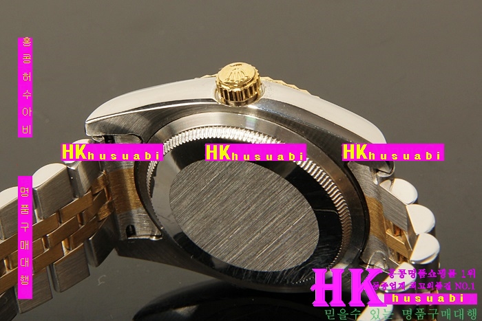 로렉스 남자시계 Replica Rolex Datejust Automatic Movement Yellow gold Bezel Black Dial Men.928117-15