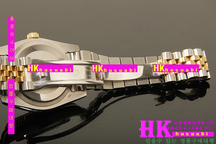 로렉스 남자시계 Replica Rolex Datejust Automatic Movement Yellow gold Bezel Black Dial Men.928117-15