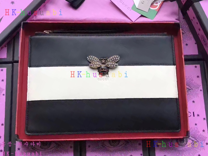 ★미러급★NEW 구찌 벌 보석 디테일 클러치백GU476077-2