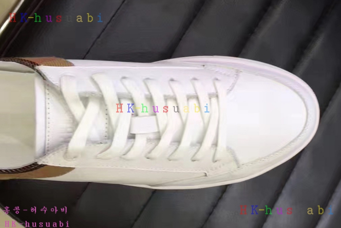 NEW 17S/S 버버리 하우스 체크코튼 가죽스니커즈 40540221