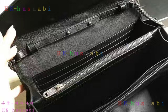 ★미러급★NEW 17S/S 입생로랑  가죽 체인 지갑 백 471501