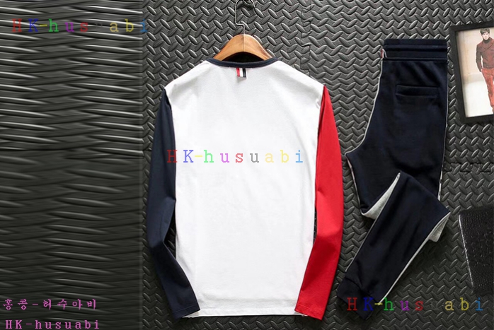 NEW 17F/W 톰브라운 신상 남여공용 면긴팔티 세트 TOM82922