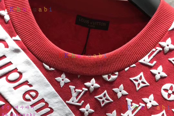 NEW  루이비통  남성용 긴팔티 LV55780