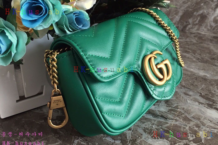 NEW 구찌 GG 마몬트 마틀라세 슈퍼미니 G 476433