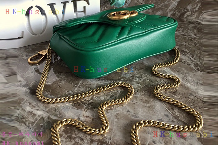 NEW 구찌 GG 마몬트 마틀라세 슈퍼미니 G 476433