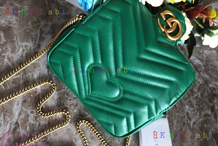 NEW 구찌 GG 마몬트 마틀라세 슈퍼미니 G 476433