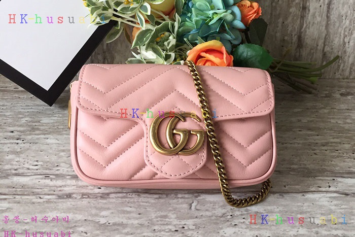 NEW 구찌 GG 마몬트 마틀라세 슈퍼미니 G 476433-5