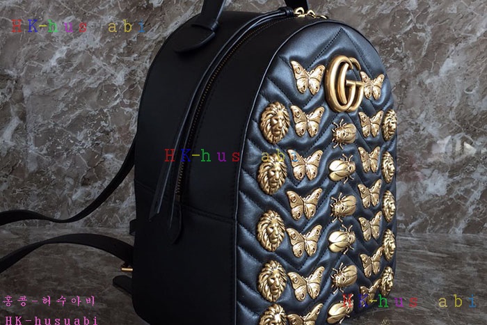 ★미러급★ 구찌 GG 마몬트 애니멀 스터드 백팩 G 476671