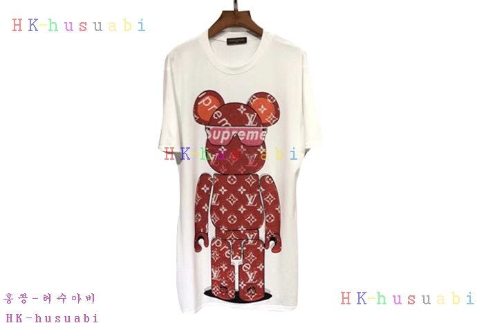 NEW 루이비통 슈프림 콜라보 반팔티 SP 69550