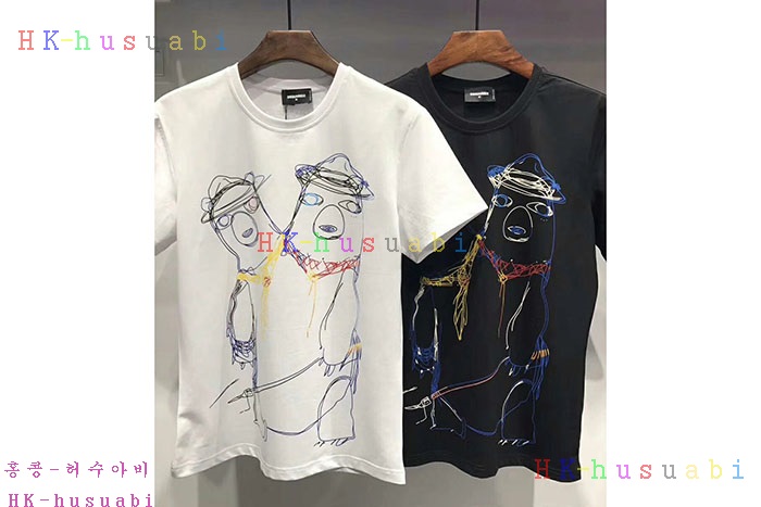 NEW 디스퀘어드 남성용 반팔티 DQ2692