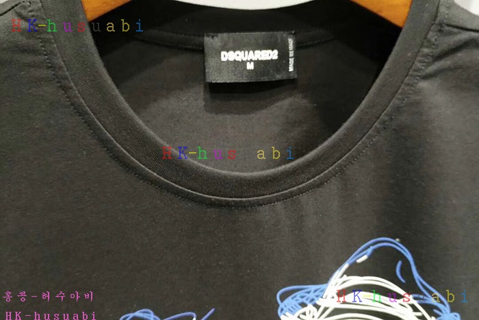 NEW 디스퀘어드 남성용 반팔티 DQ2692