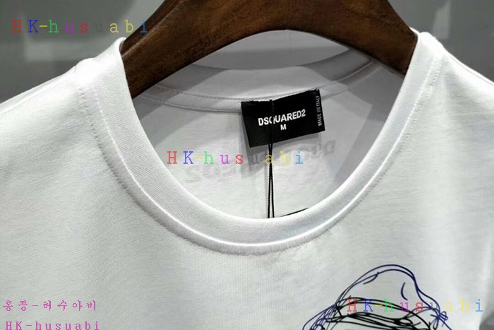 NEW 디스퀘어드 남성용 반팔티 DQ2692