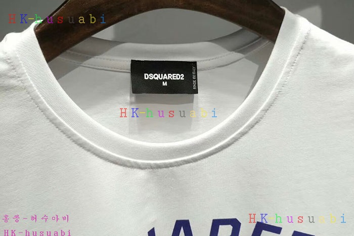 NEW 디스퀘어드 남성용 반팔티 DQ2696