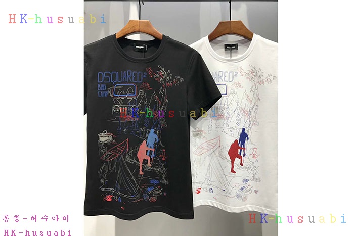 NEW 디스퀘어드 남성용 반팔티 DQ2701