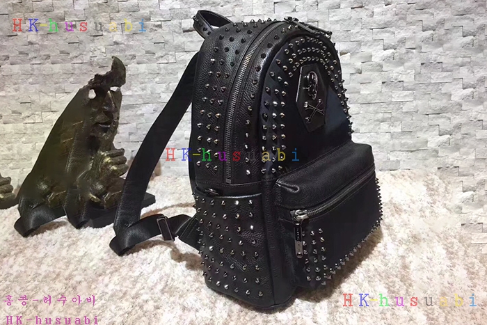 NEW 필립플레인  스터드백팩 PP95542