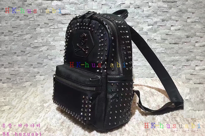 NEW 필립플레인  스터드백팩 PP95542