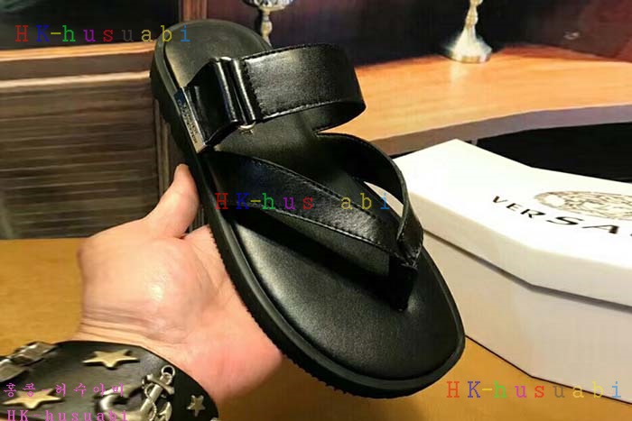 NEW  베르사체  남성용 슬리퍼 V47754