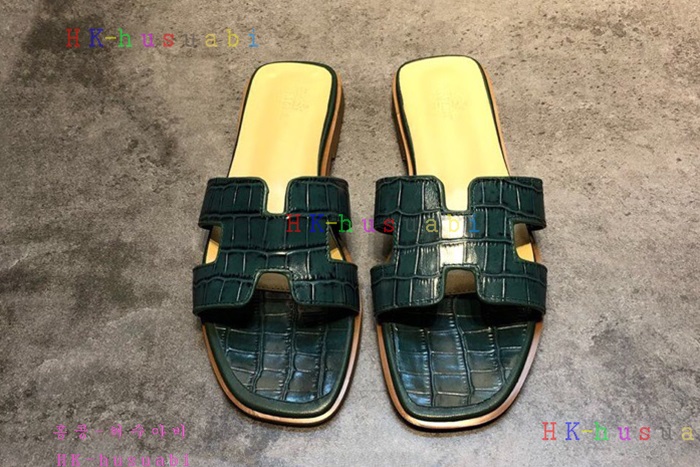NEW 2018SS 에르메스 여성용 슬리퍼 H 366581-3