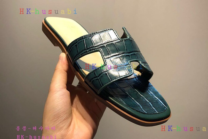 NEW 2018SS 에르메스 여성용 슬리퍼 H 366581-3