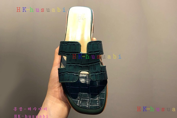 NEW 2018SS 에르메스 여성용 슬리퍼 H 366581-3