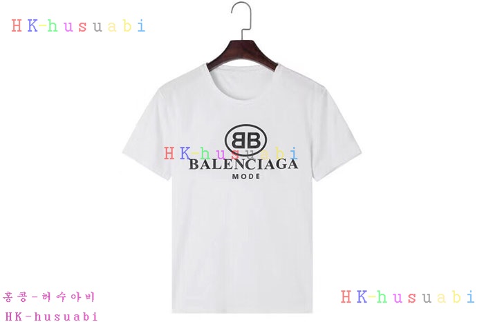 NEW 발렌시아가 남성용 반팔티 BL 65221