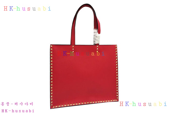 ★미러급★ 발렌티노 락스터드 가죽쇼핑백 신상 V 7995-3