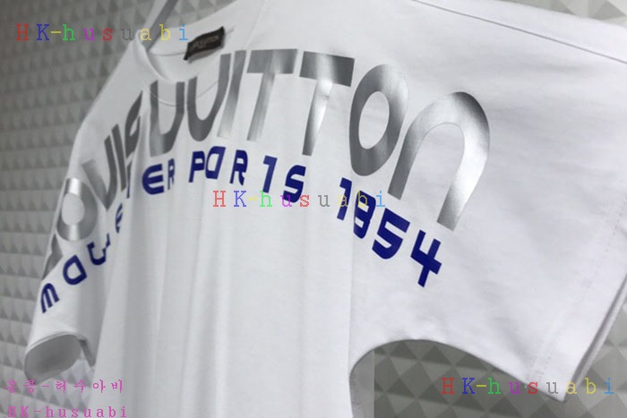 NEW 루이비통 남성용 반팔티 LV 77799
