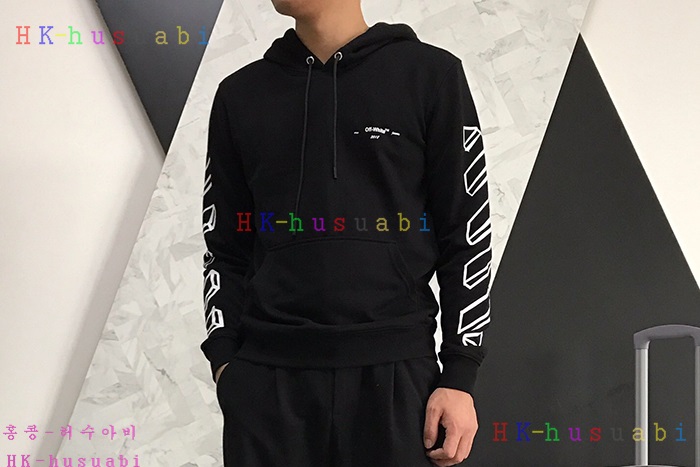 NEW 오프화이트 남성용 후드티 OF 65592