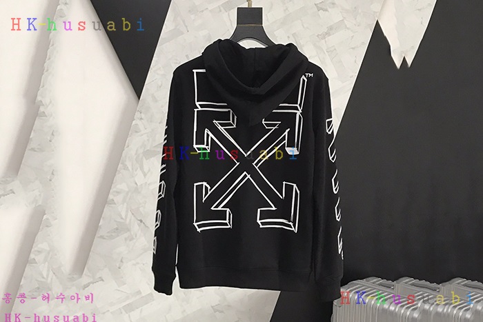 NEW 오프화이트 남성용 후드티 OF 65592