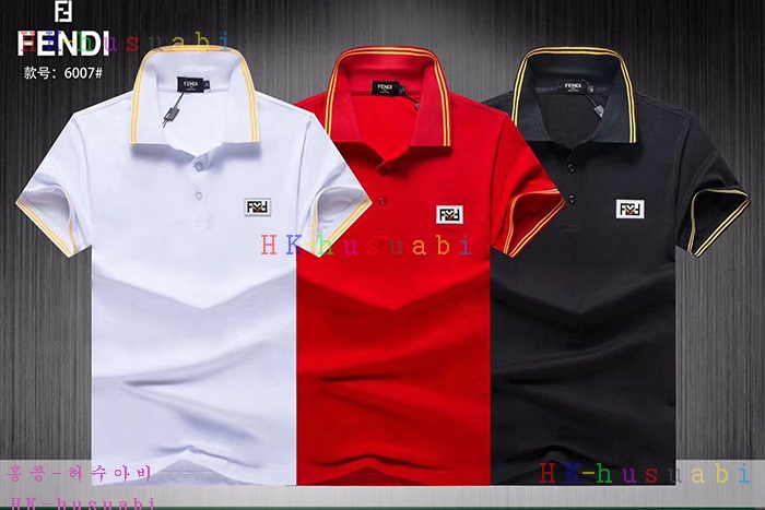 NEW 펜디 남성용 반팔티 F 7700214
