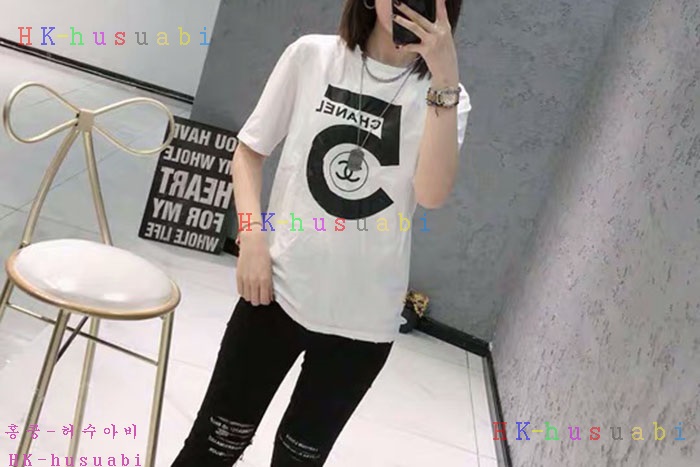 NEW 샤넬 반팔티 신상 CH 570134