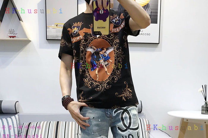 NEW 돌체엔가바나 남성용 반팔티 DG 970005