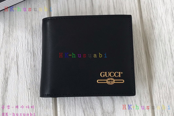 NEW 구찌 로고 레더 반지갑 GU 547585