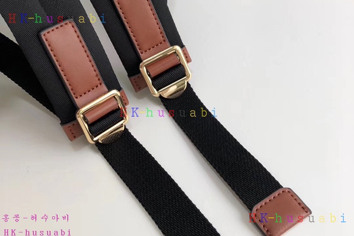 ★미러급★ 버버리 모노그램 스트라이프 캔버스 백팩 BB 325005