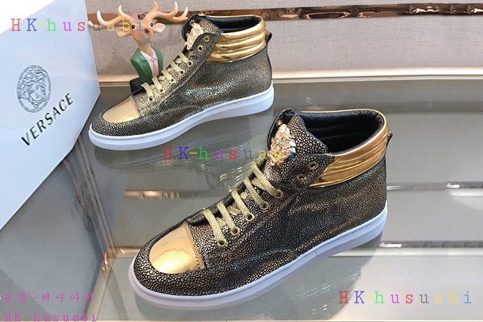 NEW 베르사체 남성용 신발 V 470018