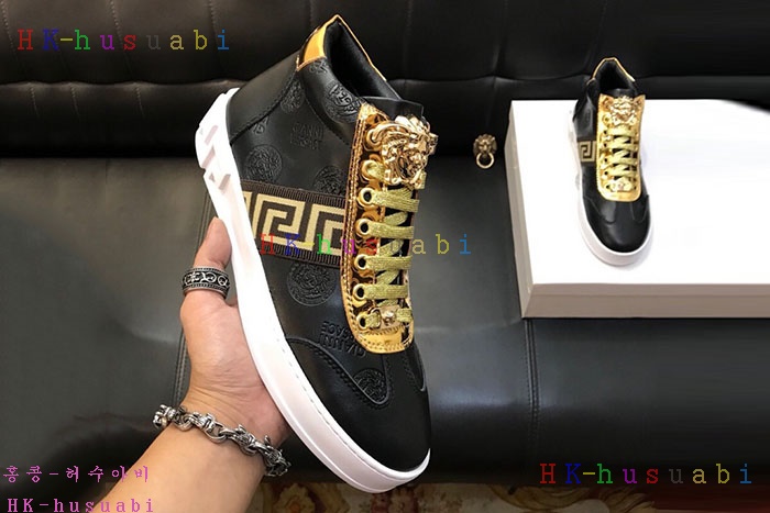 NEW 베르사체 남성용 신발 V 470076
